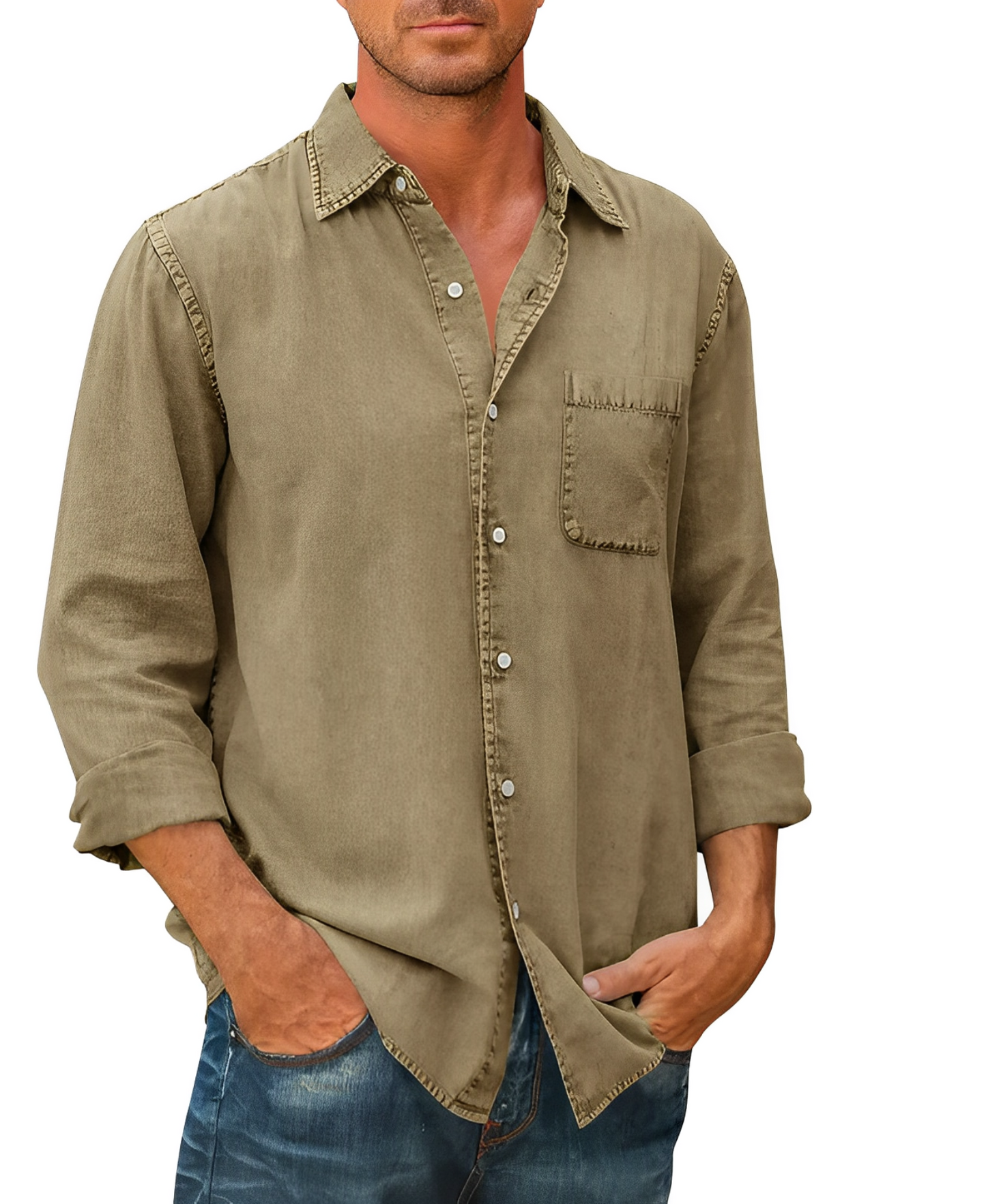 Relaxed Fit Polo Shirt for Men - VogeLuxe