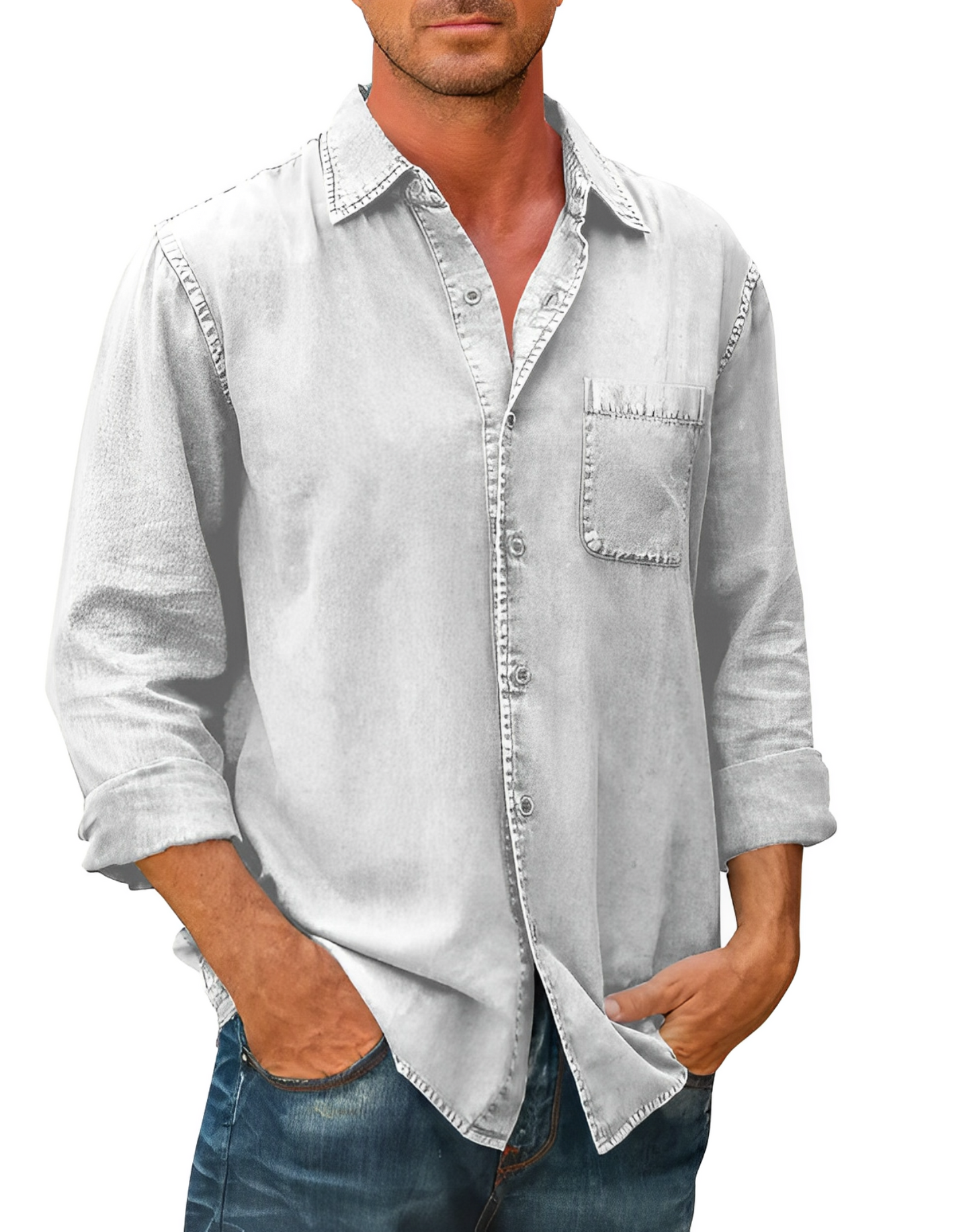 Relaxed Fit Polo Shirt for Men
