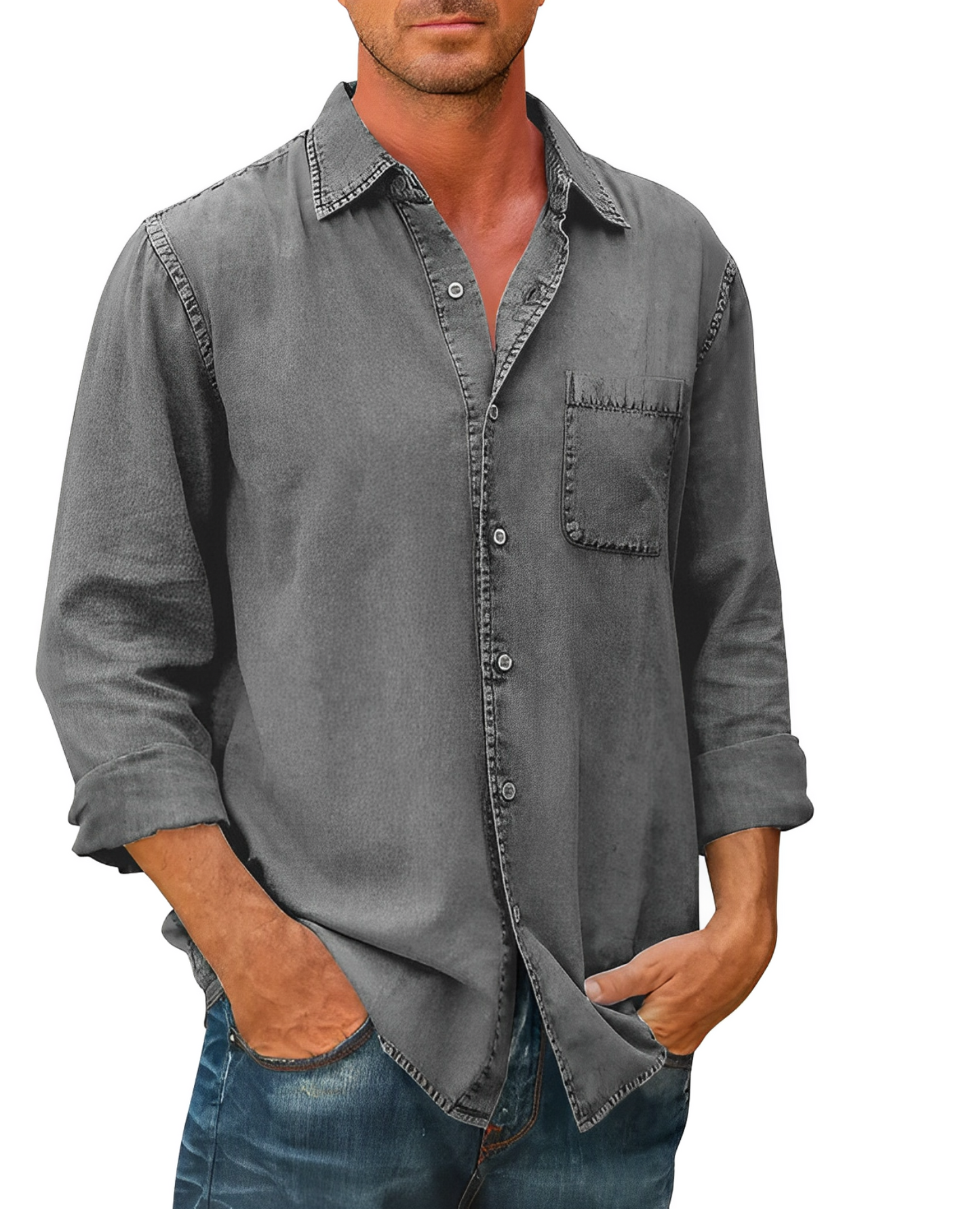 Relaxed Fit Polo Shirt for Men