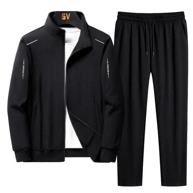 Men's Sporty 2 Piece Track Suit Set - VogeLuxe