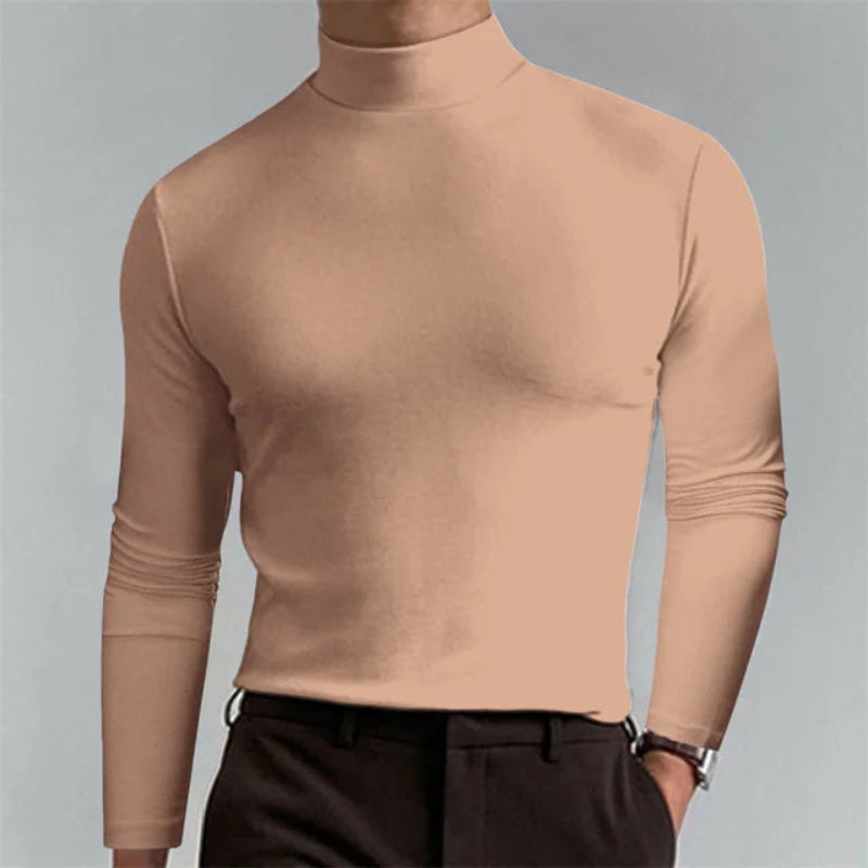 Cozy Mens Slim Fit Winter Fleece Sweater