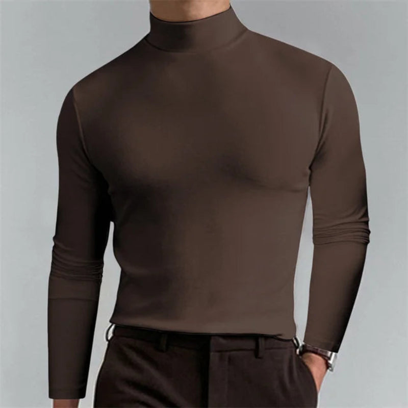 Cozy Mens Slim Fit Winter Fleece Sweater