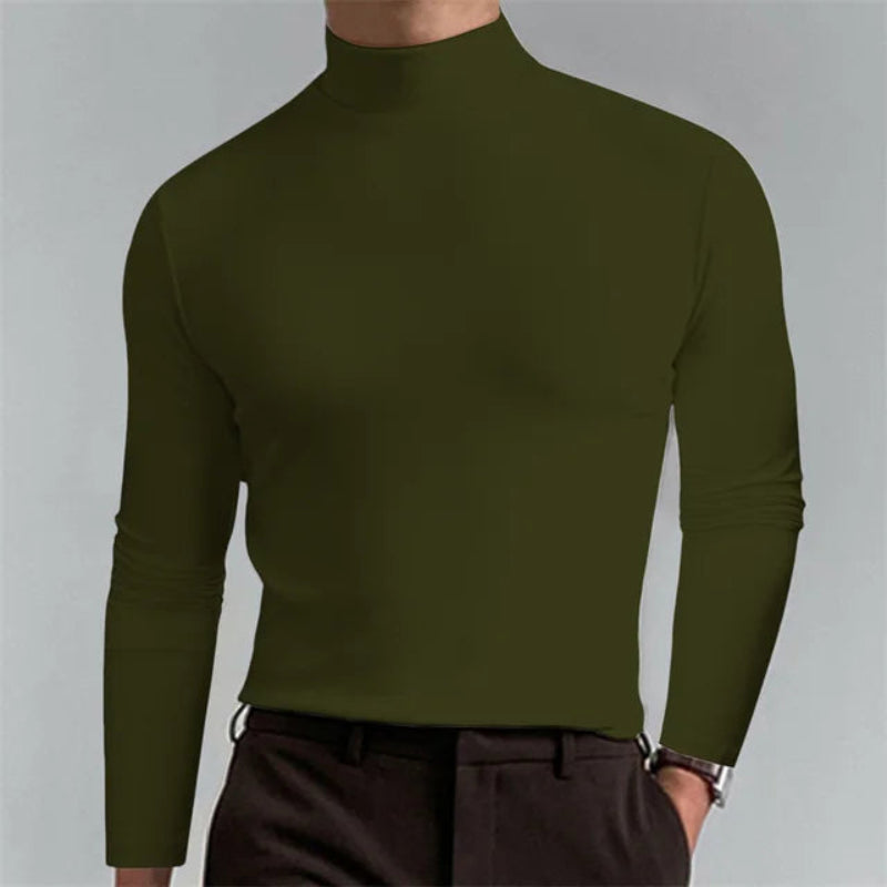 Cozy Mens Slim Fit Winter Fleece Sweater