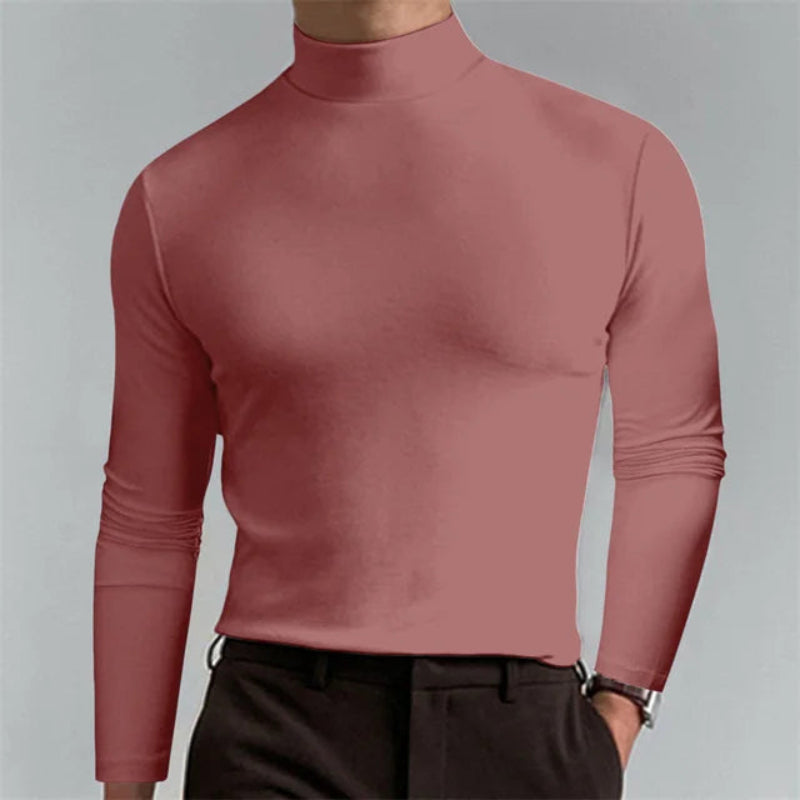 Cozy Mens Slim Fit Winter Fleece Sweater