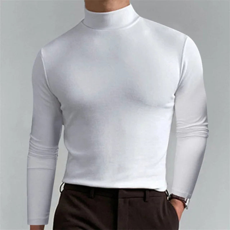 Cozy Mens Slim Fit Winter Fleece Sweater