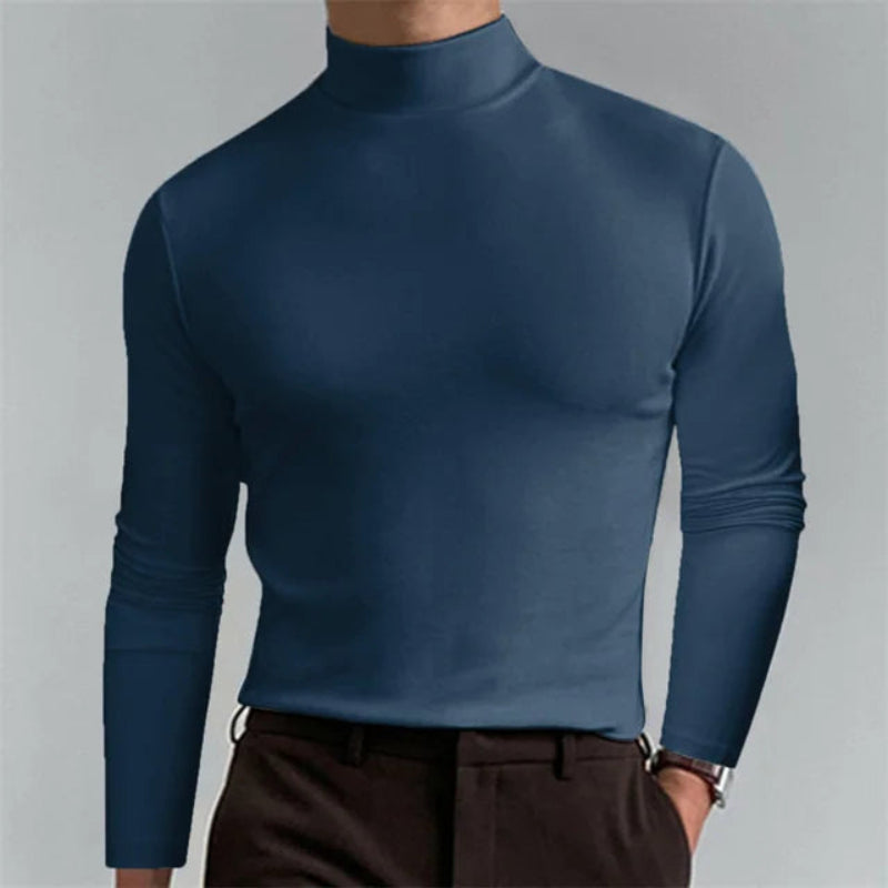 Cozy Mens Slim Fit Winter Fleece Sweater