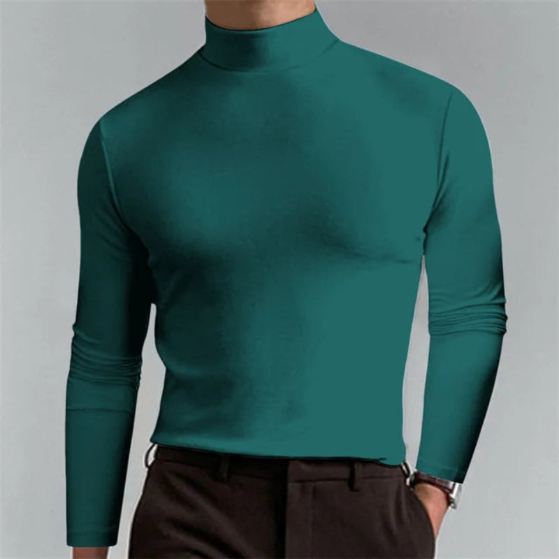 Cozy Mens Slim Fit Winter Fleece Sweater