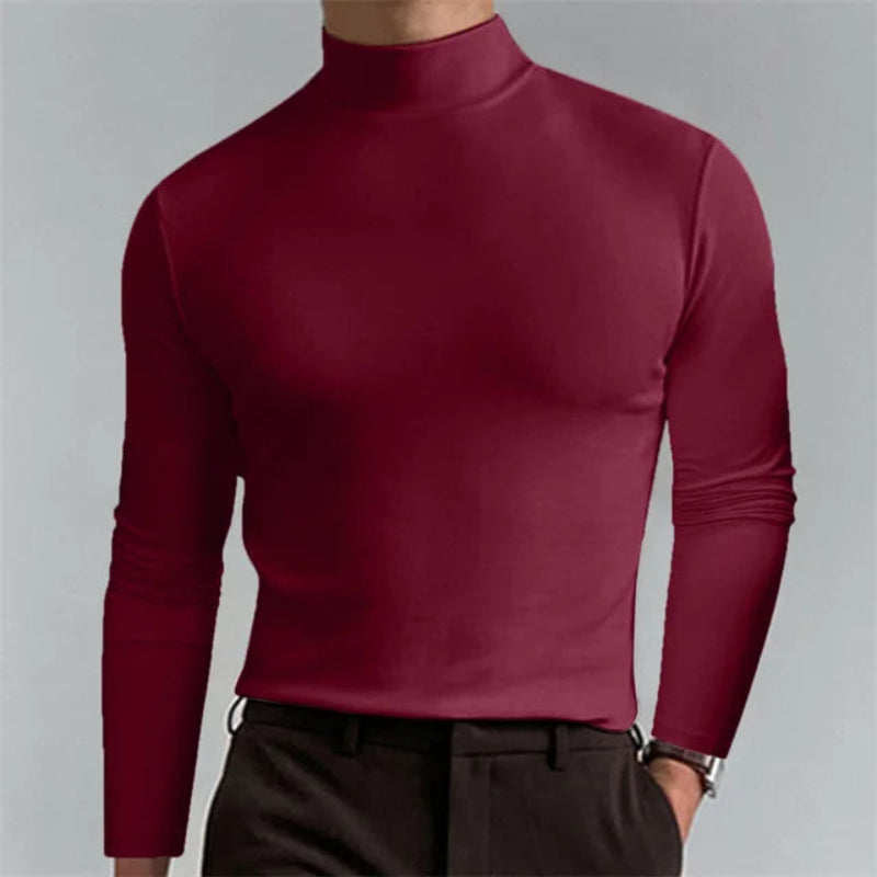 Cozy Mens Slim Fit Winter Fleece Sweater