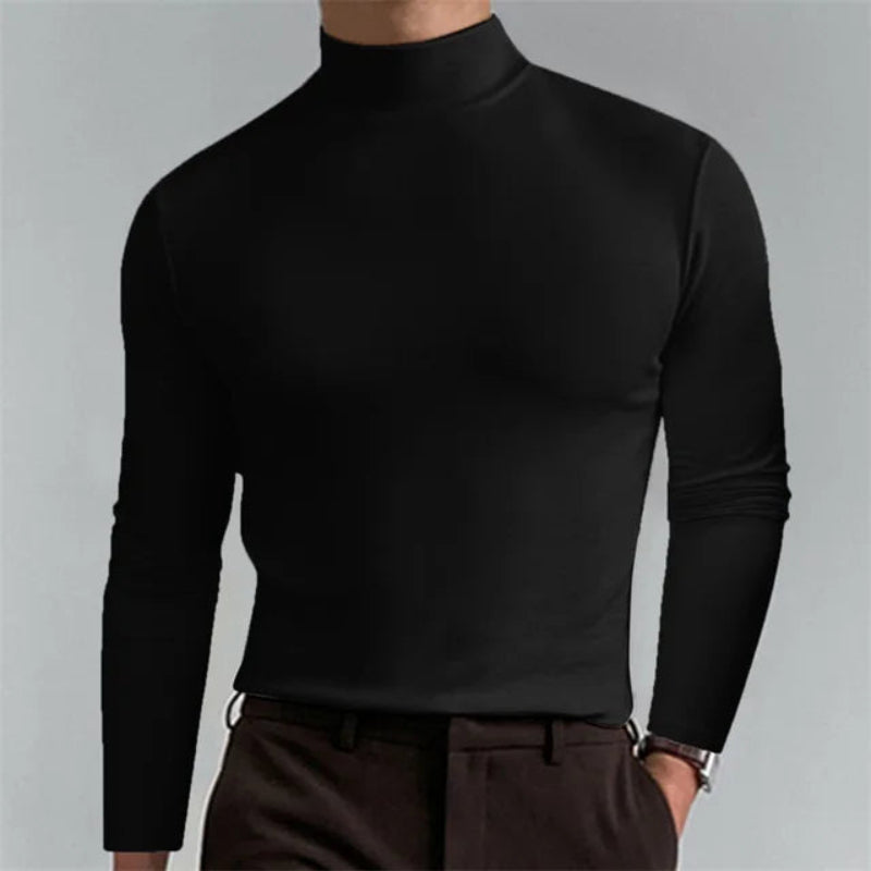Cozy Mens Slim Fit Winter Fleece Sweater
