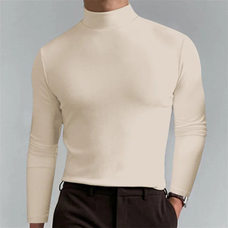 Cozy Mens Slim Fit Winter Fleece Sweater - VogeLuxe