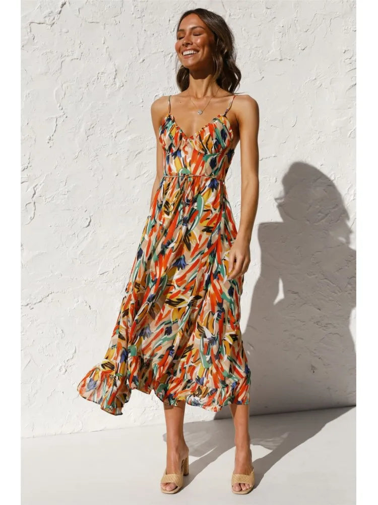Chic Femme Midi Dress