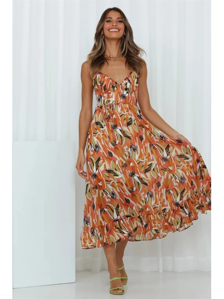 Chic Femme Midi Dress