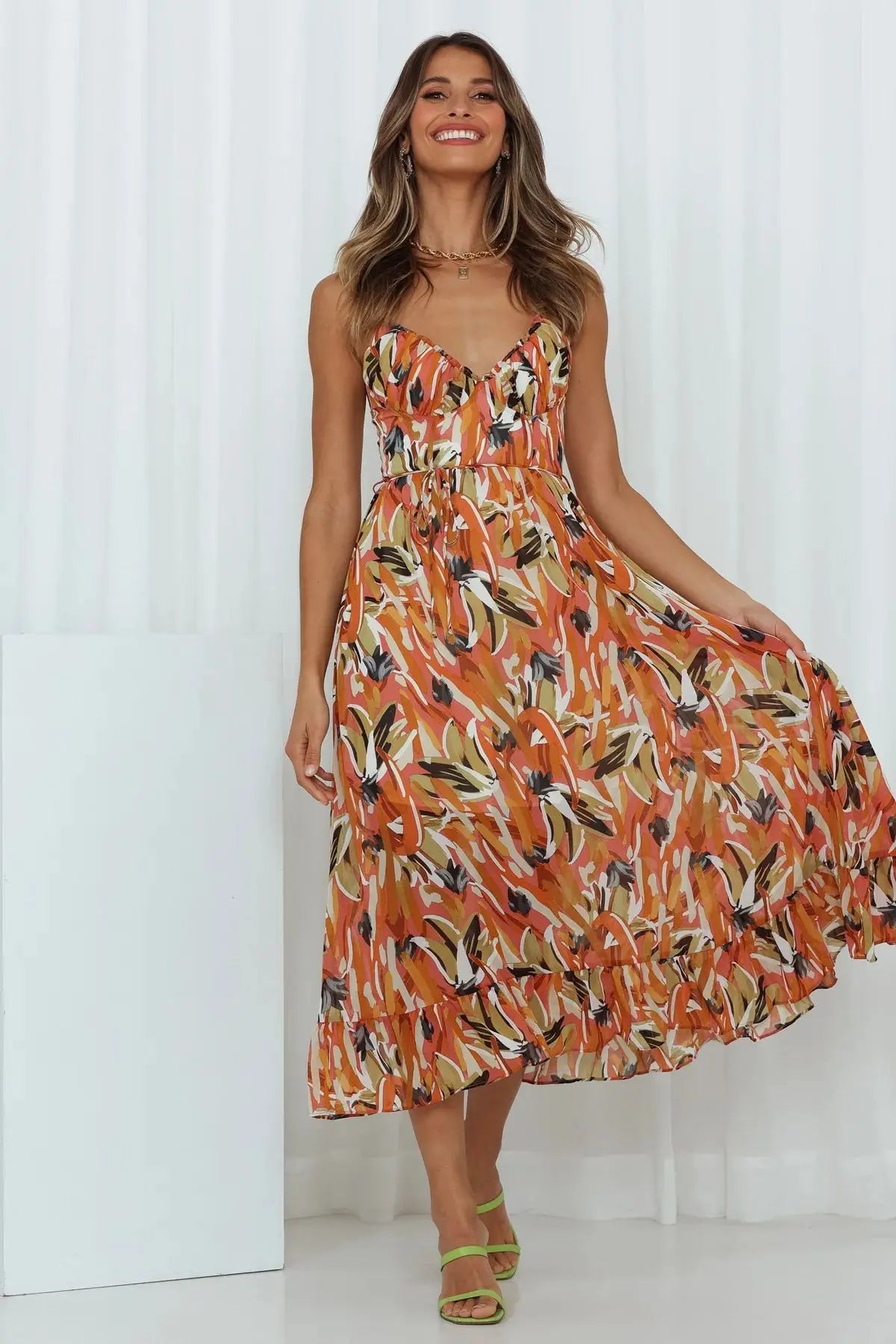 Chic Femme Midi Dress - VogeLuxe