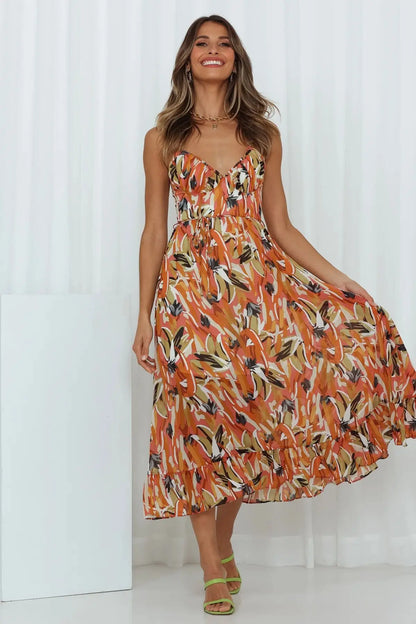 Chic Femme Midi Dress - VogeLuxe