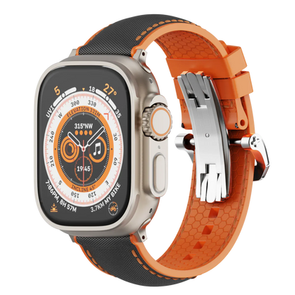 Soft Silicone Apple Watch Strap With Secure Buckle - VogeLuxe