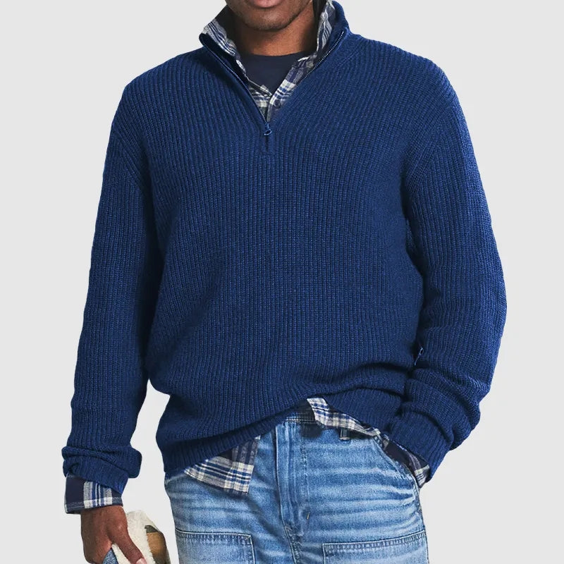 Cozy Mens Relaxed Fit Winter Sweater