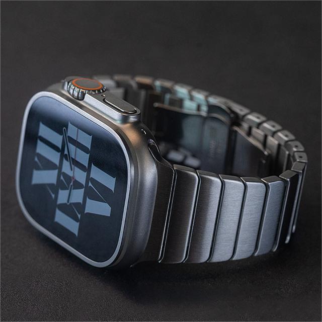 Stainless Steel Apple Watch Band with Secure Clasp