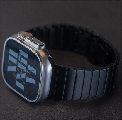Stainless Steel Apple Watch Band with Secure Clasp