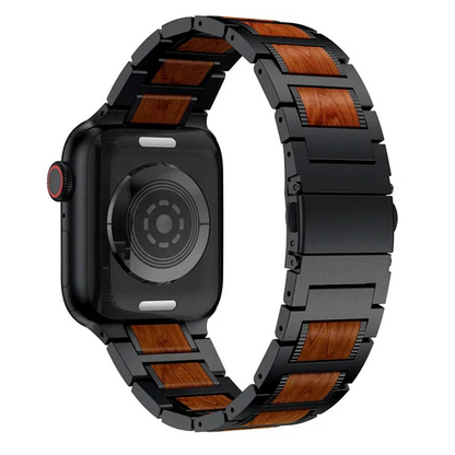 Brown Leather and Silver Watch Strap, Classic Style - VogeLuxe