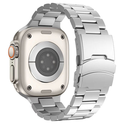 Durable Metal Strap for Apple Watch with Secure Buckle