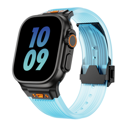 Clear Apple Watch Band Silicone Strap