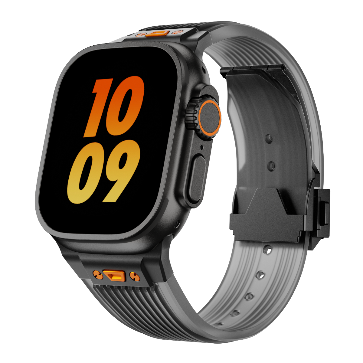 Clear Apple Watch Band Silicone Strap