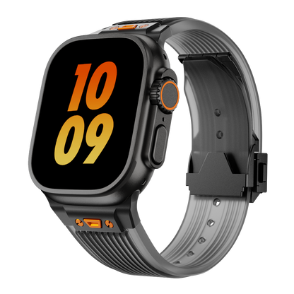 Clear Apple Watch Band Silicone Strap