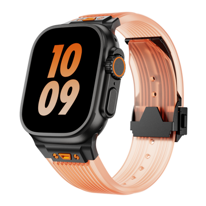 Clear Apple Watch Band Silicone Strap