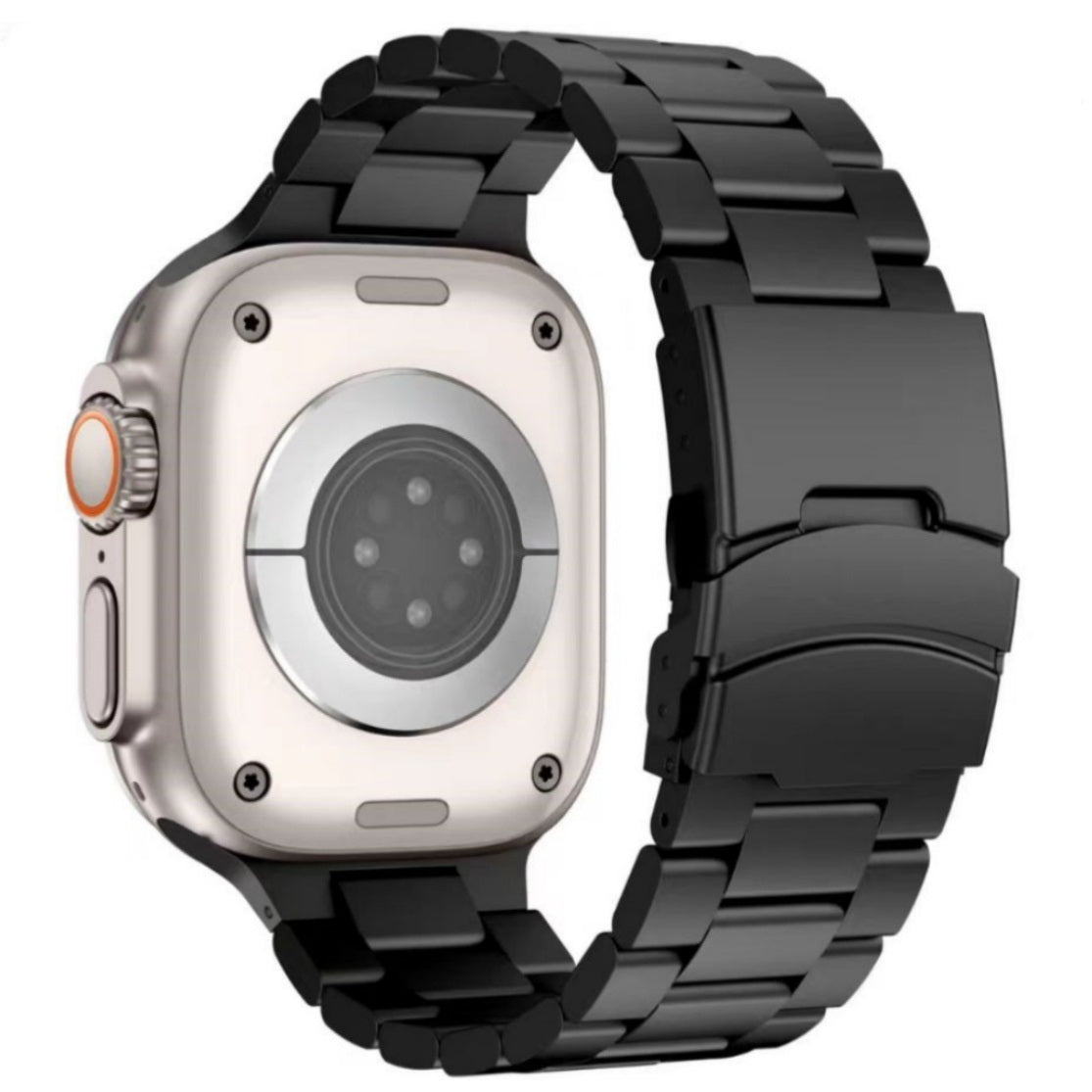 Durable Metal Strap for Apple Watch with Secure Buckle