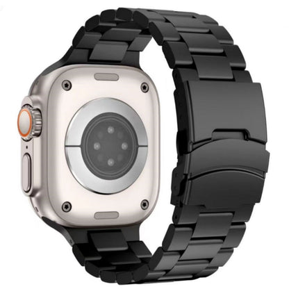 Durable Metal Strap for Apple Watch with Secure Buckle