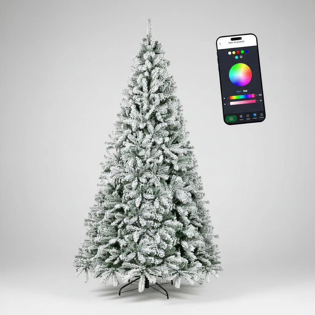 Compact Pre Lit Christmas Tree for Small Rooms