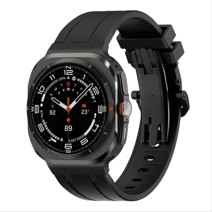 Durable Soft Strap with Metal Clip for Samsung Watch Ultra