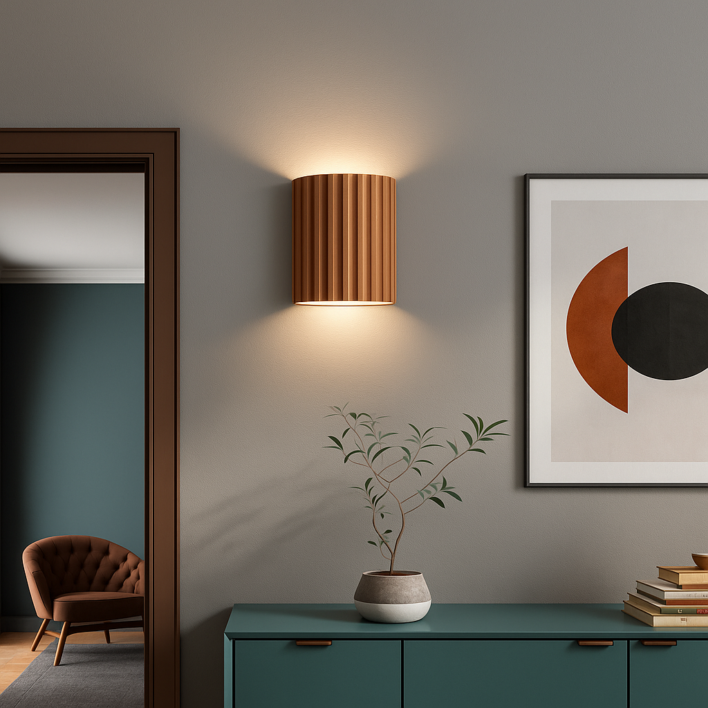 Contemporary LED Wall Lamp | Warm Ambient Light - VogeLuxe