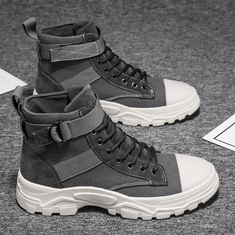 Tough Men's Ankle Boots - Durable Everyday Wear - VogeLuxe