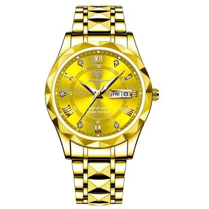 Waterproof Men's Sports Watch with Glow in Dark Feature