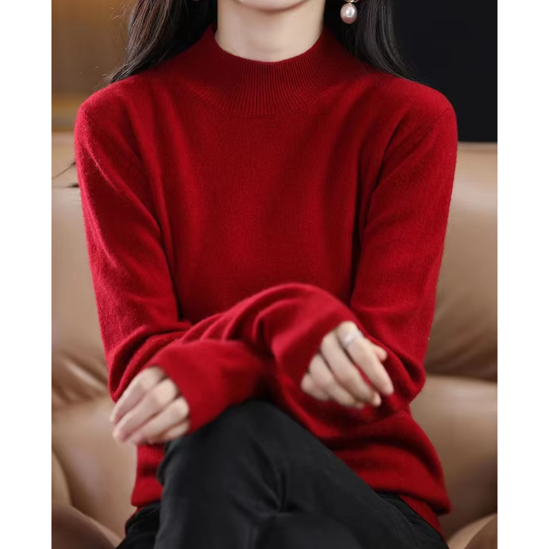 Cozy Women's Warm Turtleneck Jumper Sweater