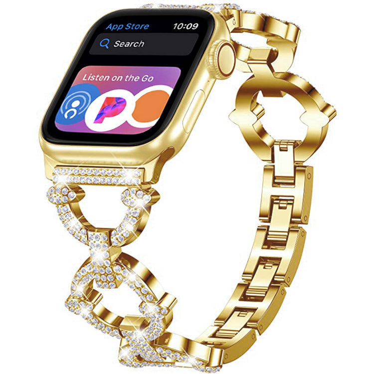 Shining Silver Smartwatch Chain Bracelet