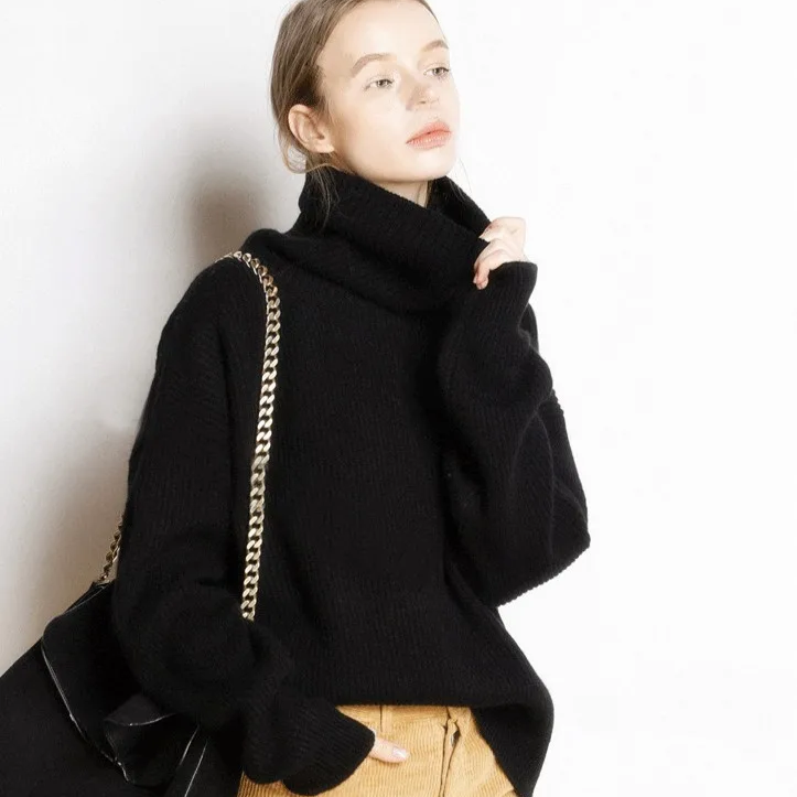 Comfy Women's Chunky Winter Knit Sweater