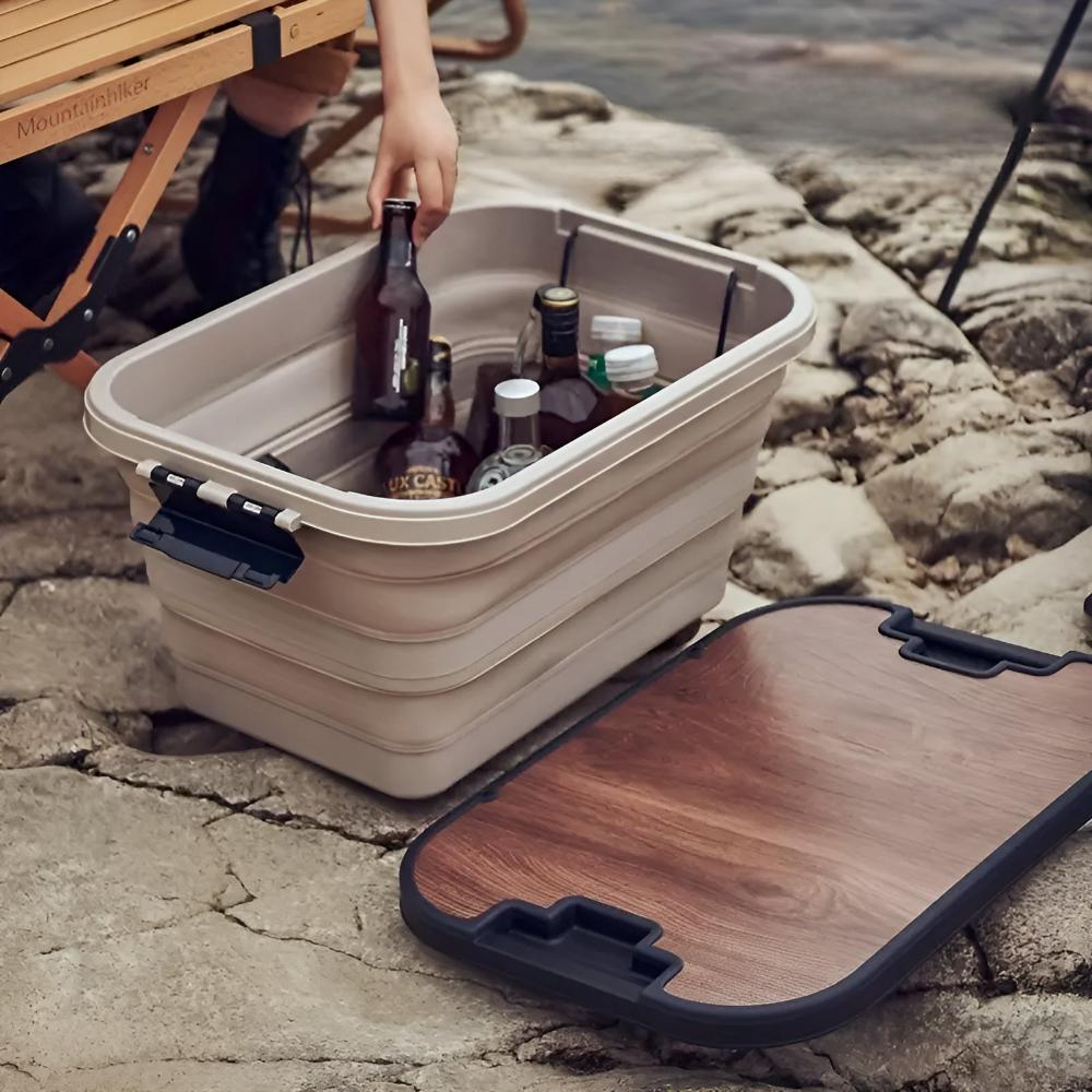 Portable Folding Storage Container for Camping Gear - VogeLuxe