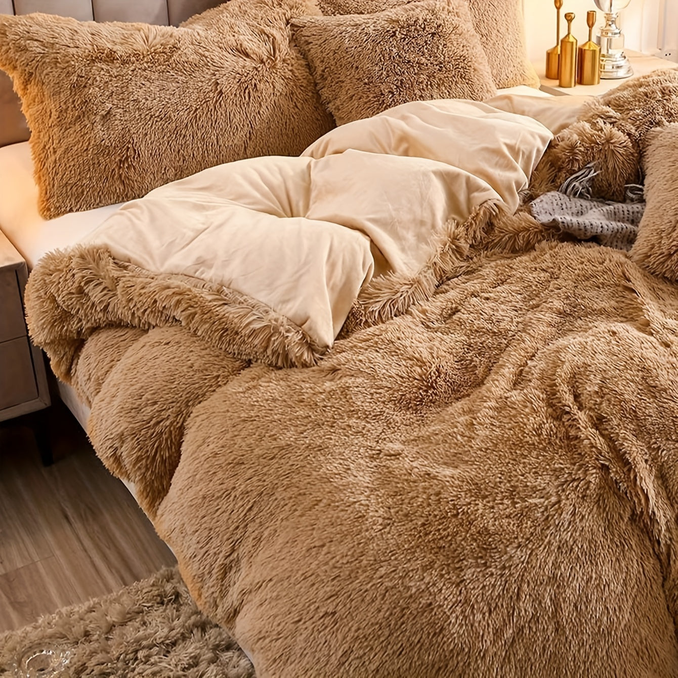 Soft Plush Bedding Set for Cozy Sleep