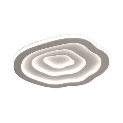 Stylish Wave Acrylic LED Ceiling Light Soft White - VogeLuxe