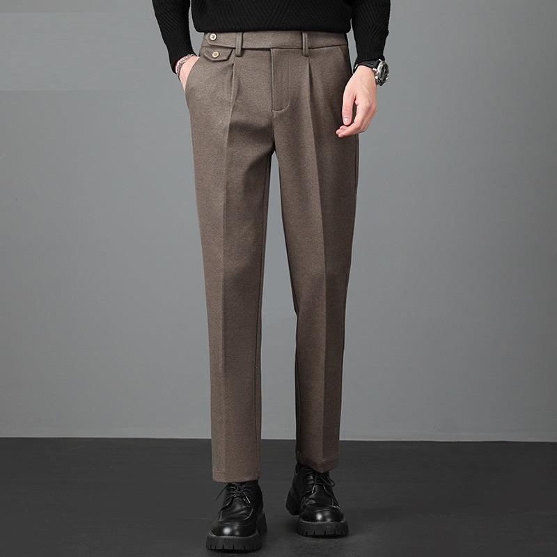 Men's Tailored Fit Formal Trousers - VogeLuxe