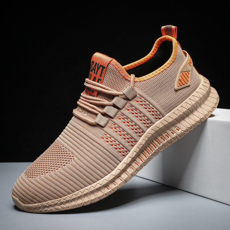 Men's Airy Running Shoes - Flexible Fit Sports Comfort