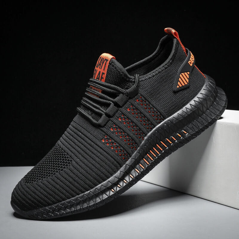 Men's Airy Running Shoes - Flexible Fit Sports Comfort