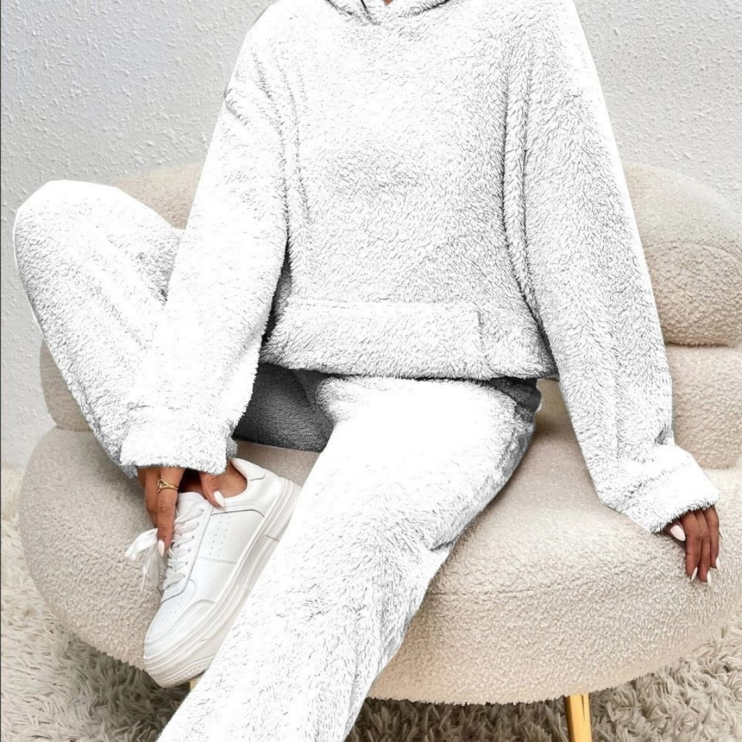 Soft Warm Women's Fleece Tracksuit Set