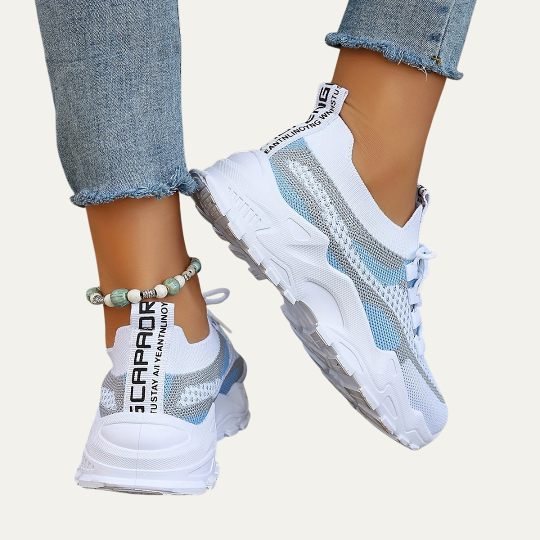 VogeLuxe | Women’s Lightweight Chunky Platform Mesh Sneakers