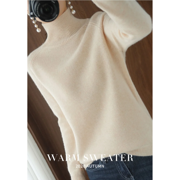 Cozy Women's Crew Neck Winter Sweater