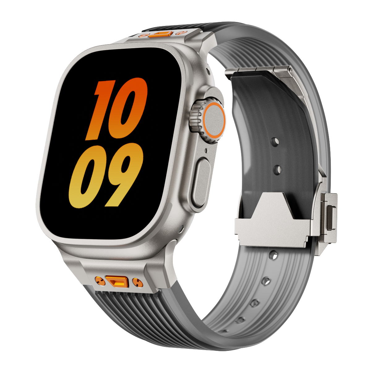 Clear Apple Watch Band Silicone Strap