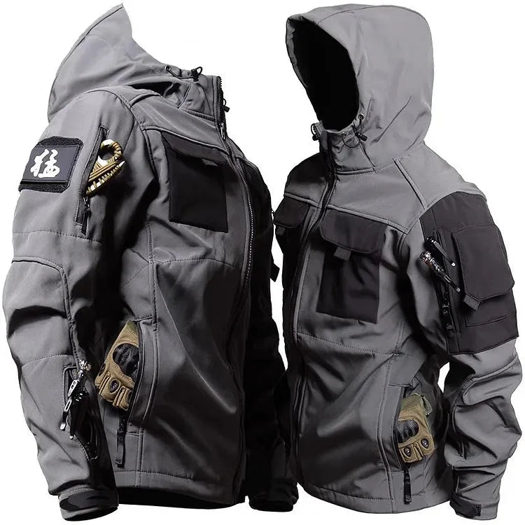 Men's Waterproof Tactical Hoodie Jacket