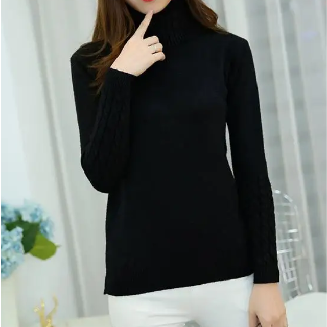 Cozy Winter Cable Knit Sweater for Women